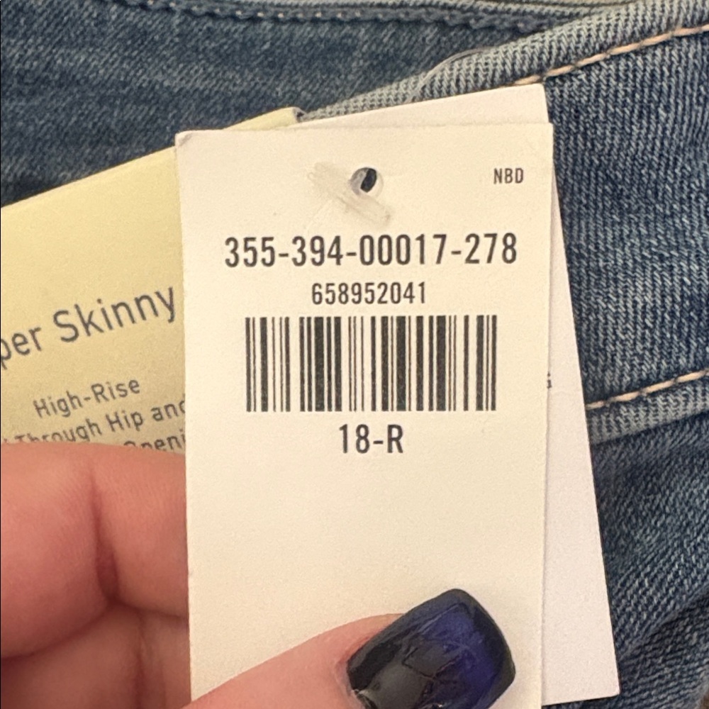 Hollister Dark Blue Skinny Jeans - Picture 4 of 5